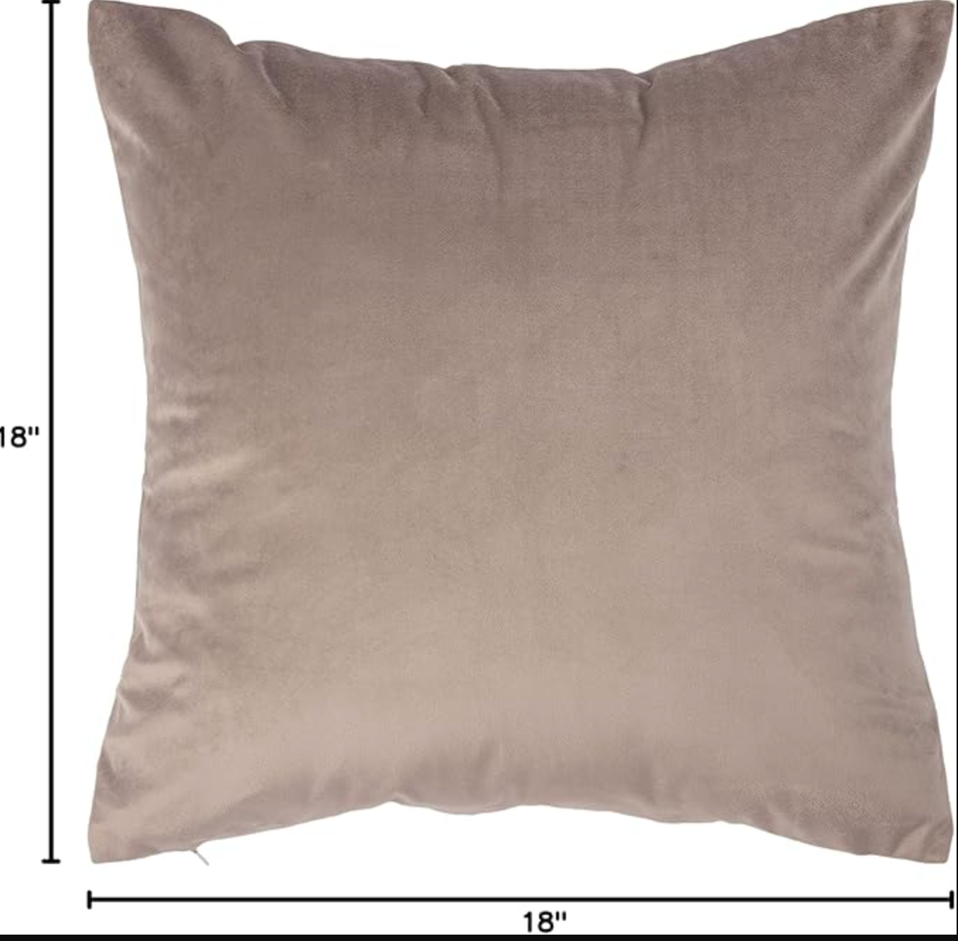 Silver/beige 18" accent pillow 🩶