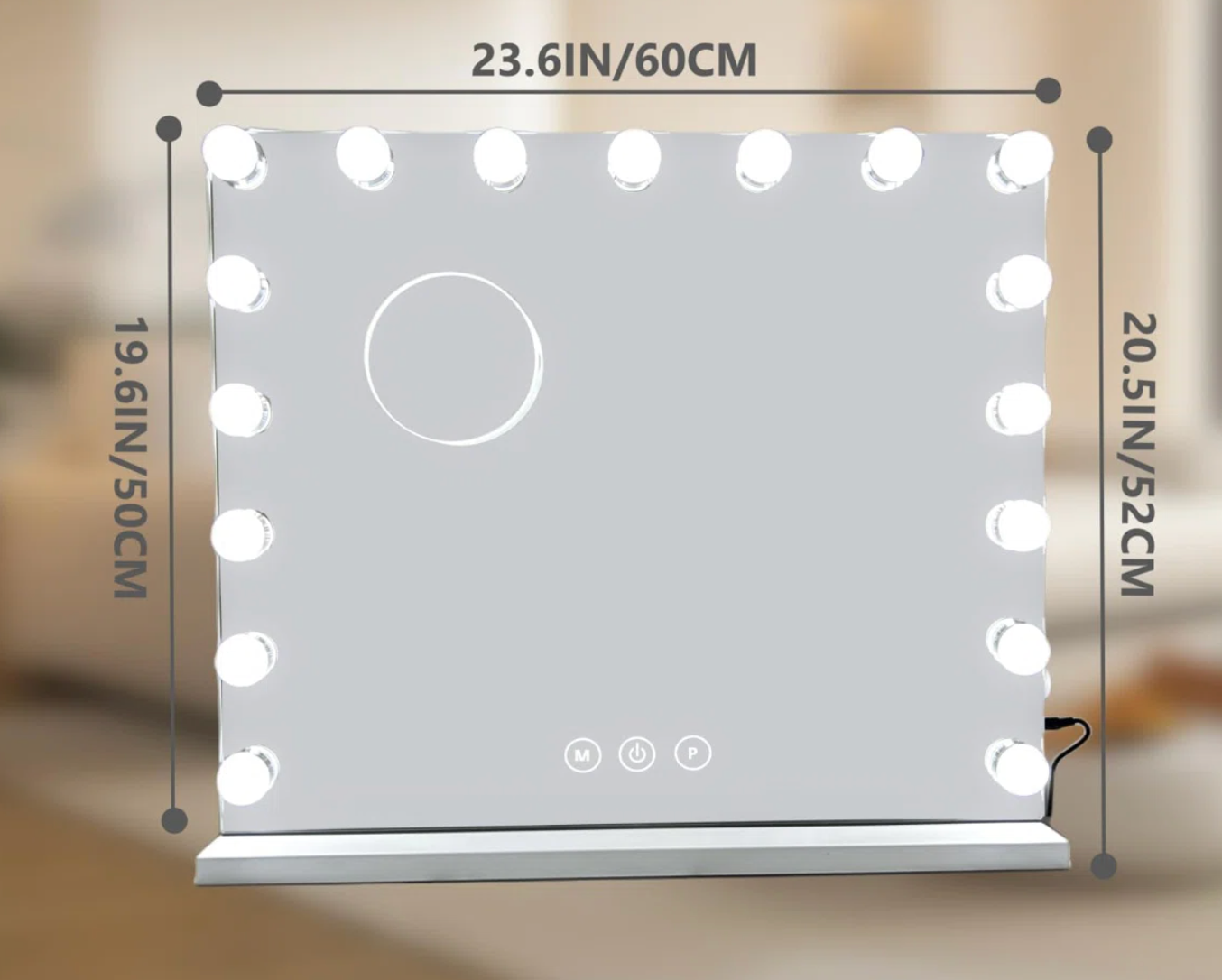 Hollywood makeup vanity mirror w/ 17 LED lights 💡