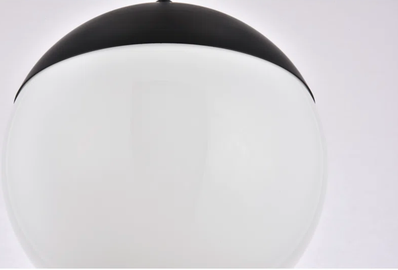 Modern round 1-light pendant 🖤