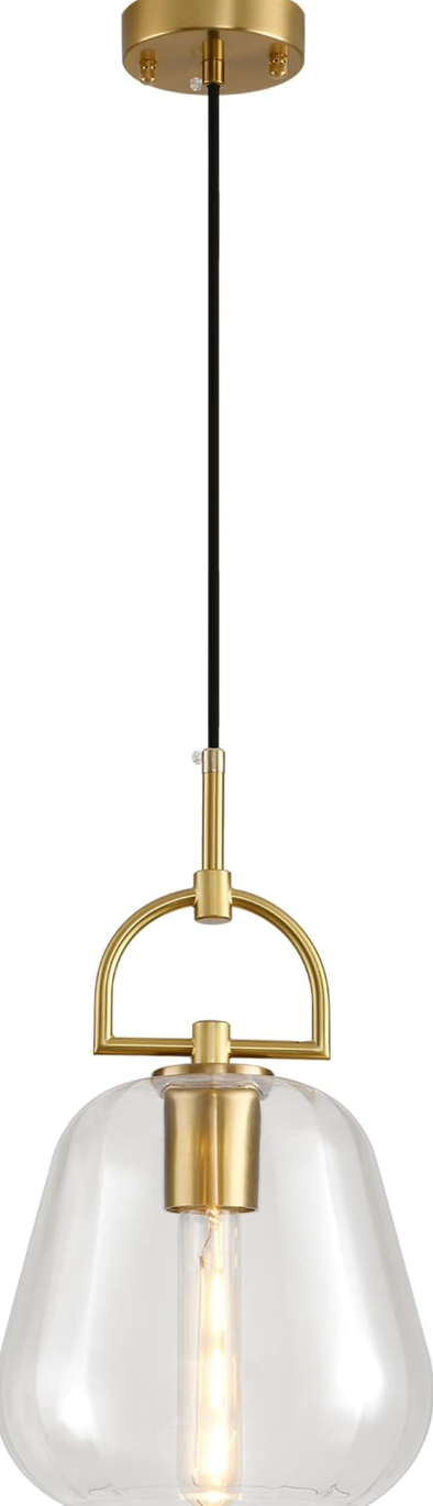 Gold 1-light pendant 💡