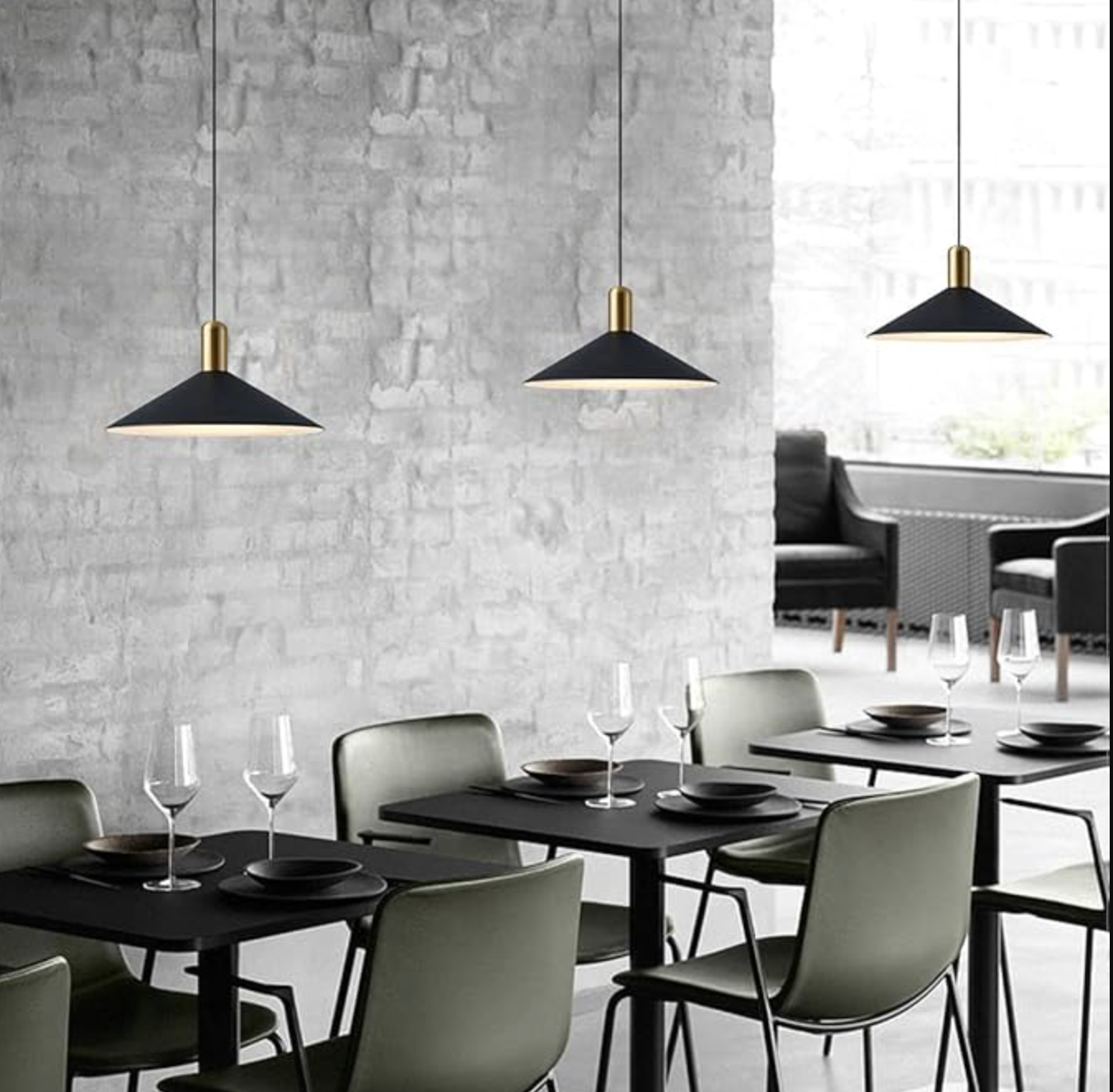 Farmhouse matte black barn 1-light mid-century dome pendant π€