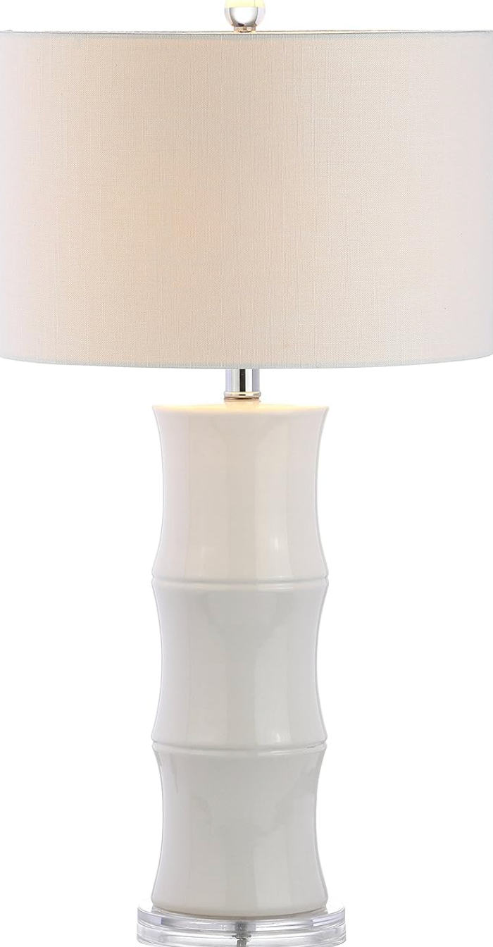 Tiki 26.5" white ceramic table lamp 💡