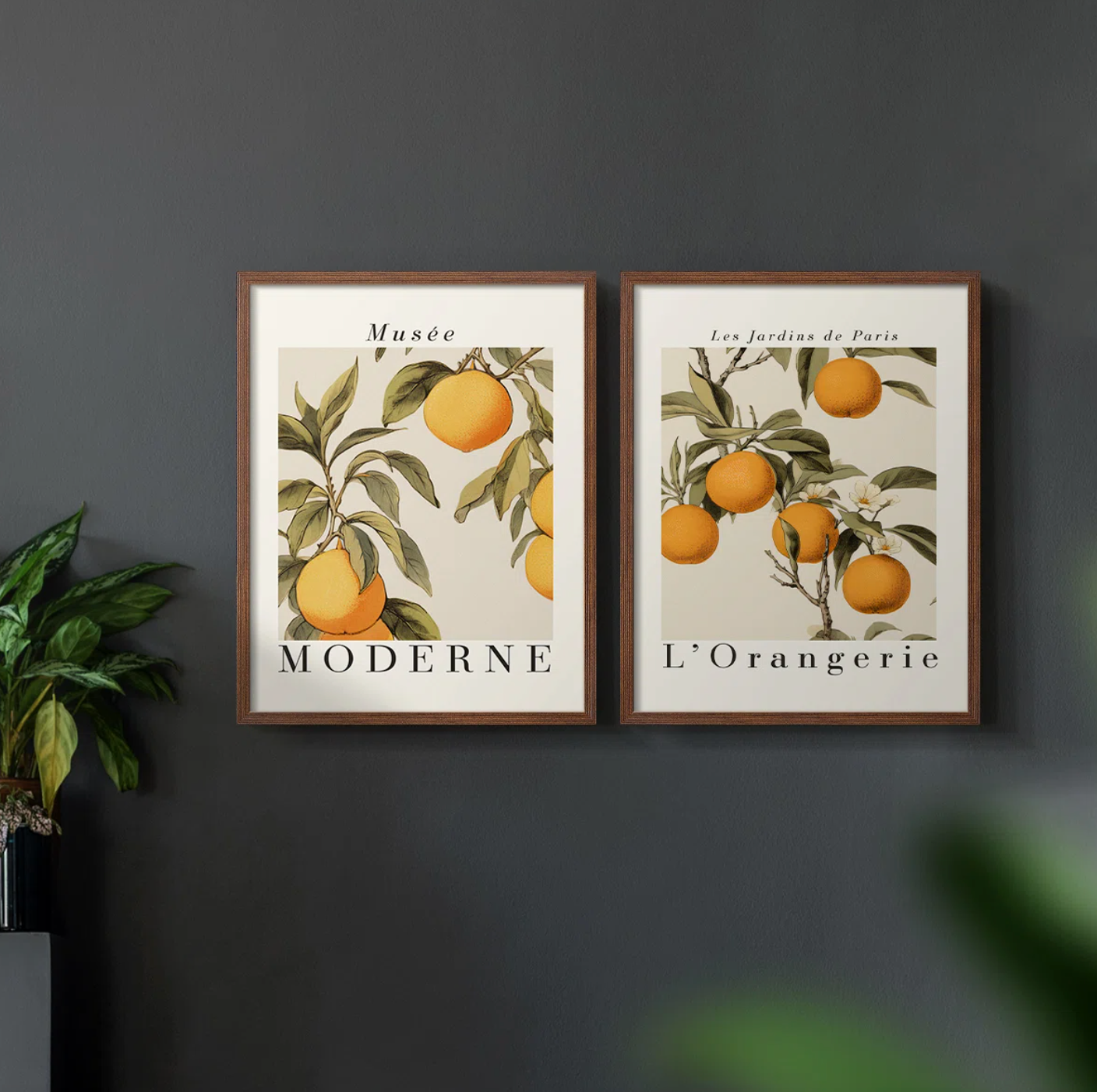 Vintage floral framed 12x30 prints 🍊