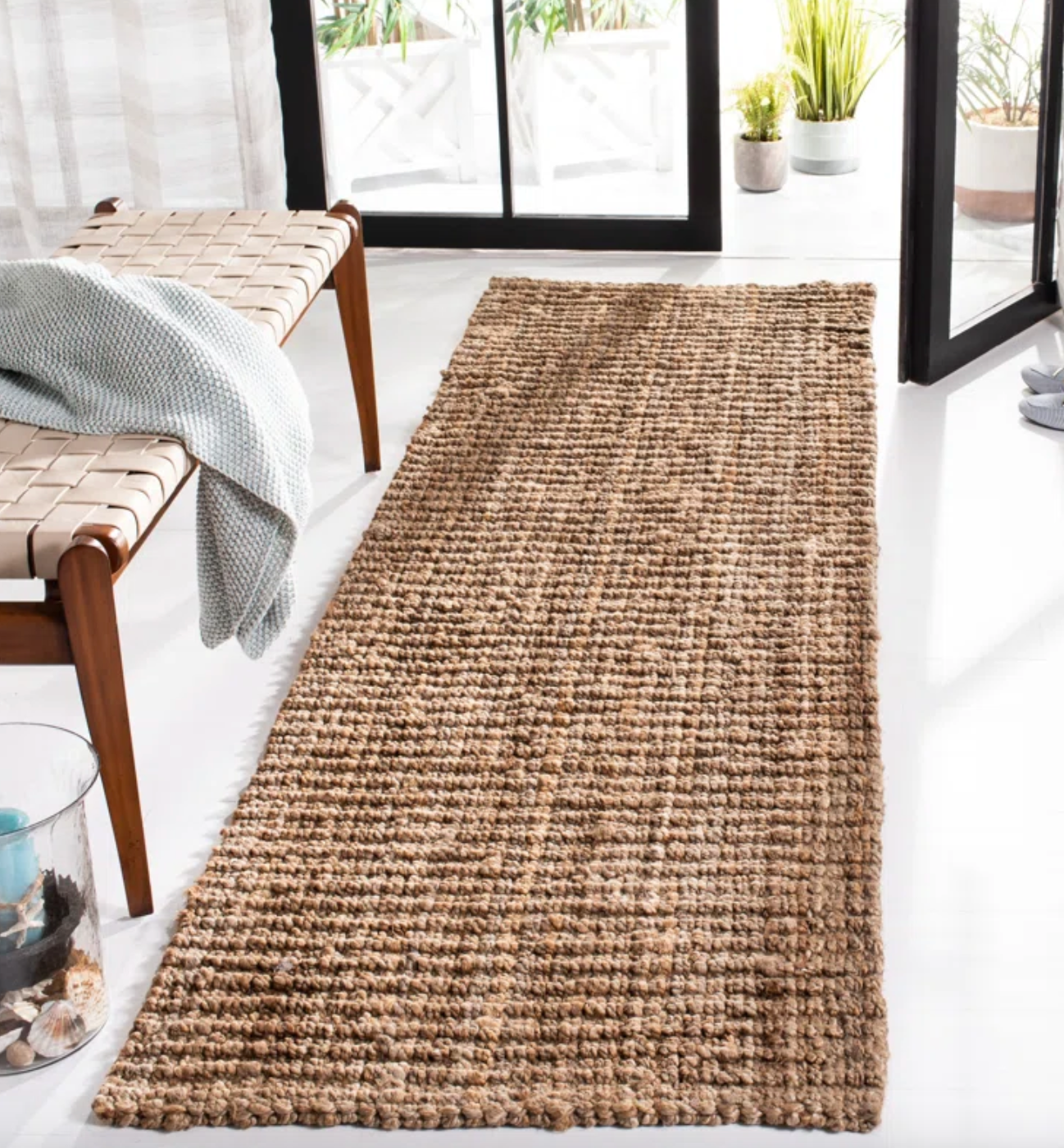 2x8 chunky jute runner rug 🌻