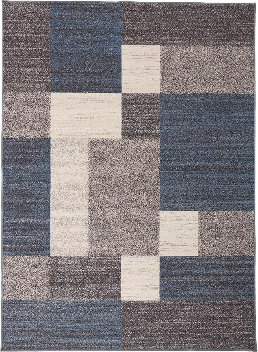 6x9 contemporary boxes non-slip rug 🤎