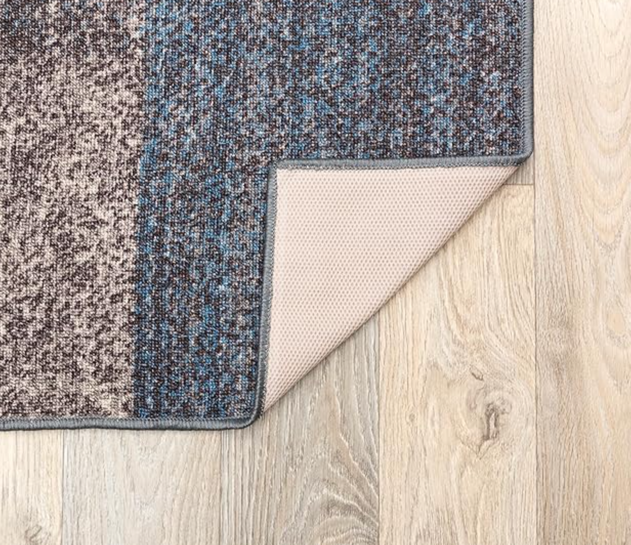 6x9 contemporary boxes non-slip rug 🤎
