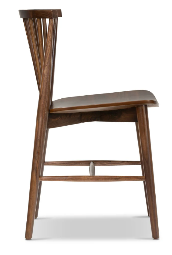 Spindled walnut Poly & Bark wood Ligna dining chair 🤎