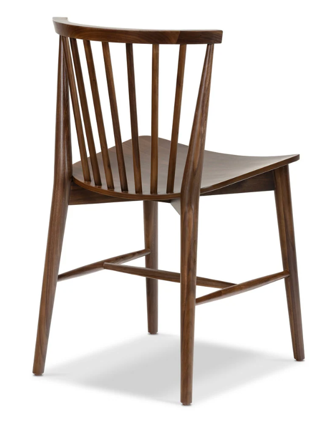 Spindled walnut Poly & Bark wood Ligna dining chair 🤎