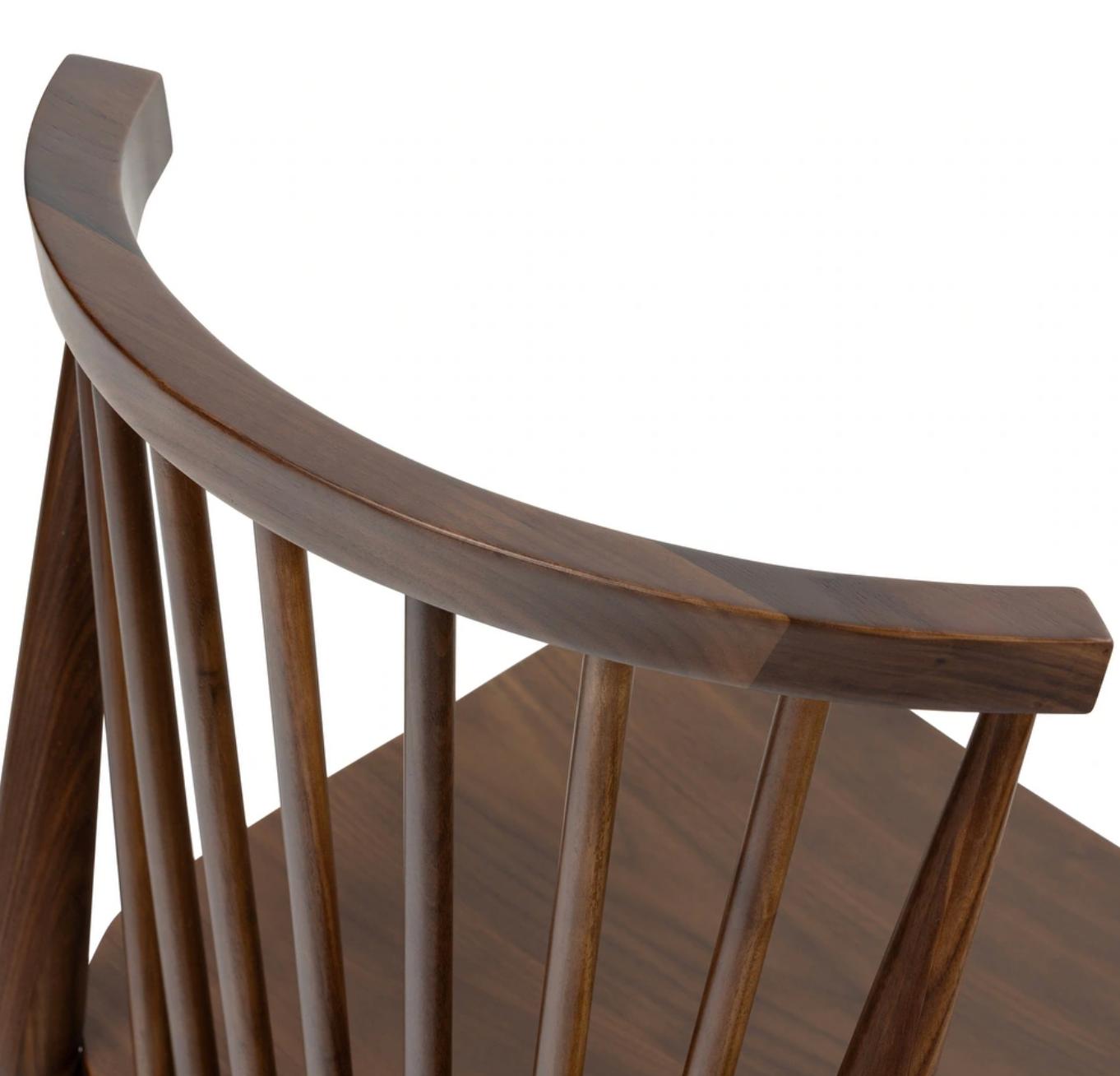 Spindled walnut Poly & Bark wood Ligna dining chair 🤎