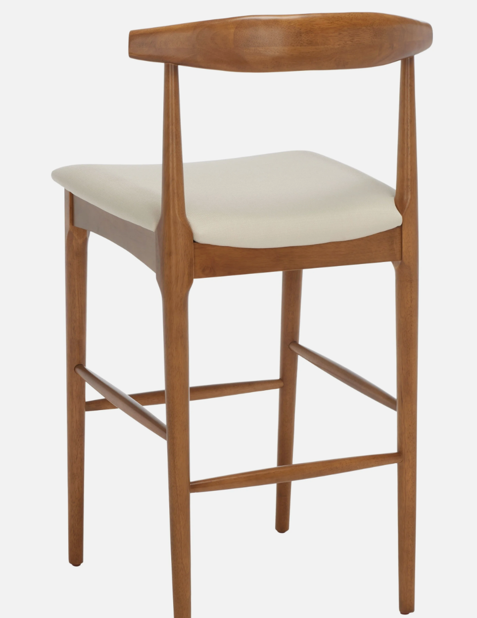 Modern retro 30" barheight barstools w/ wood frame 🥂