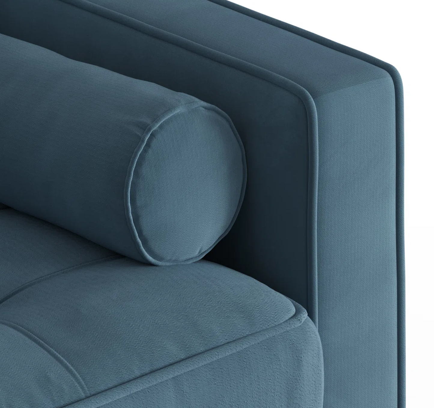 Blue Velvet Upholstered Armchair 🦋