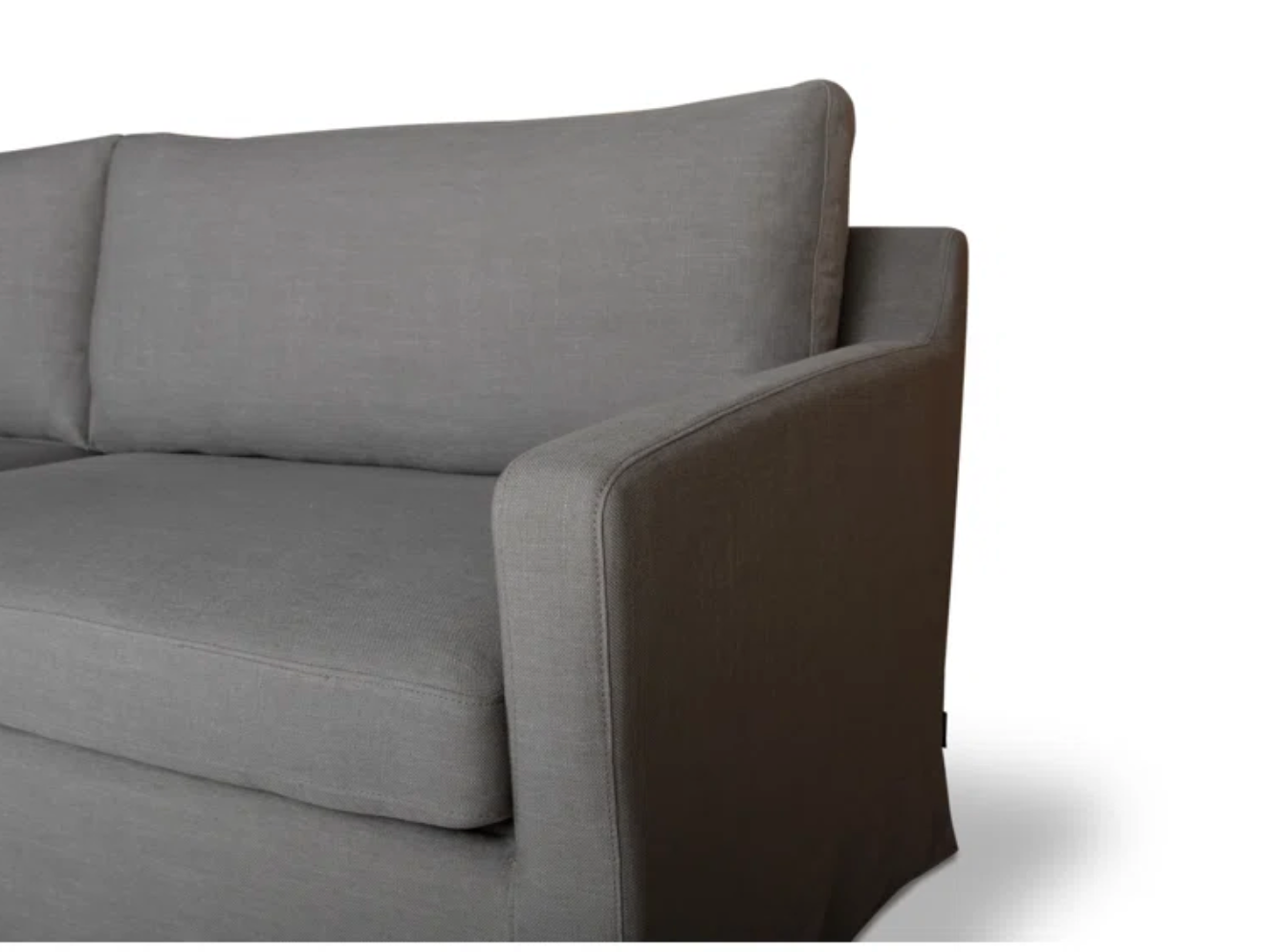 Grey 85.8' slipcovered sofa 🩶