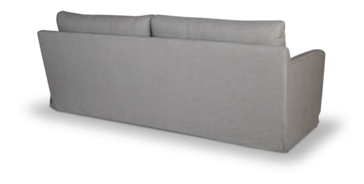 Grey 85.8' slipcovered sofa 🩶