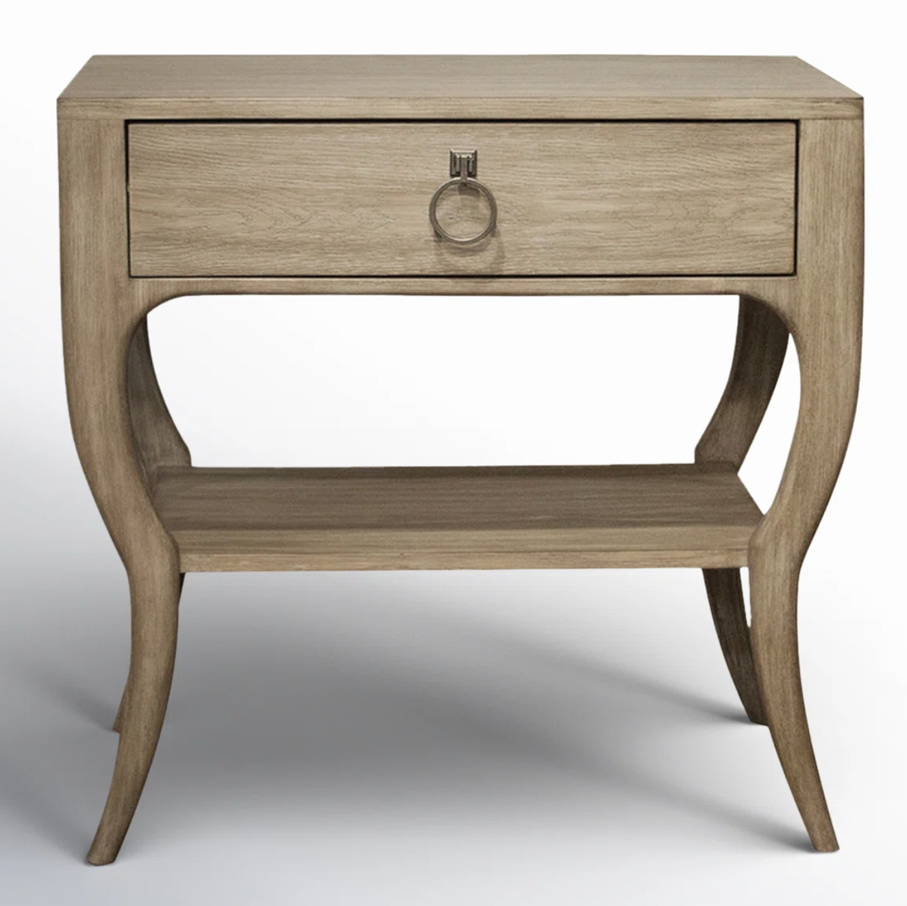 Light brown 1-drawer nightstand 🌼
