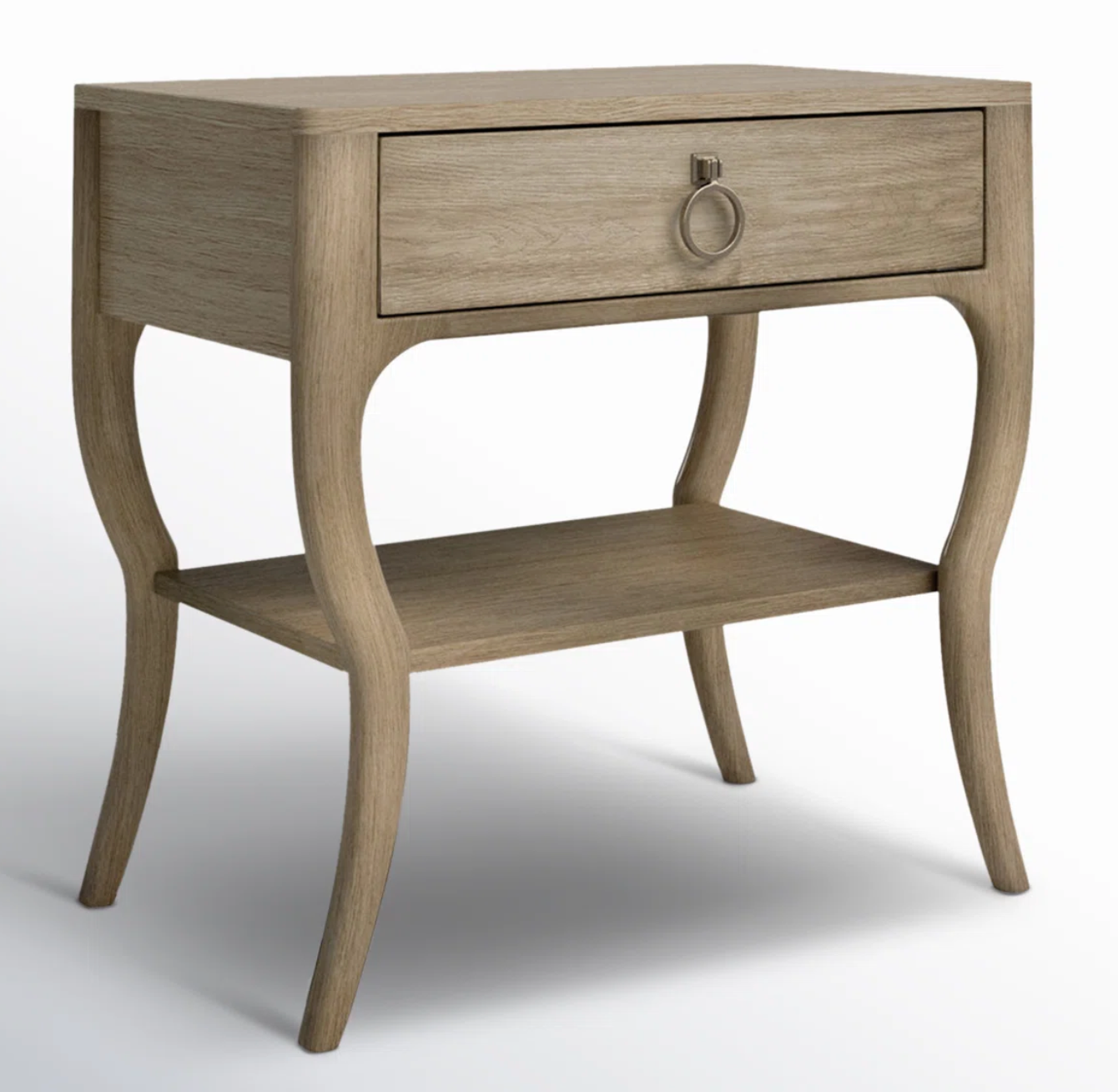 Light brown 1-drawer nightstand 🌼