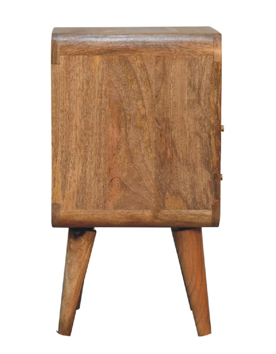 Light brown wood 12" nightstand 🤎