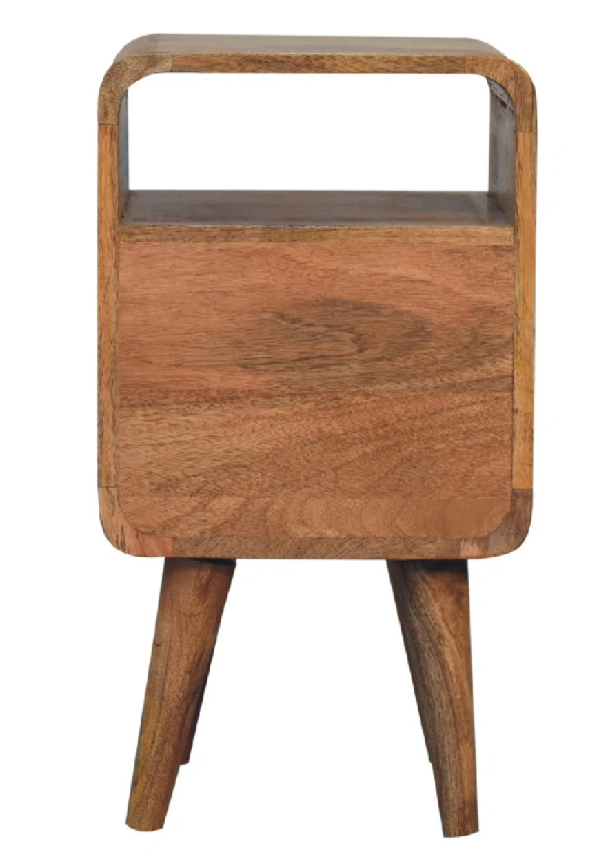 Light brown wood 12" nightstand 🤎