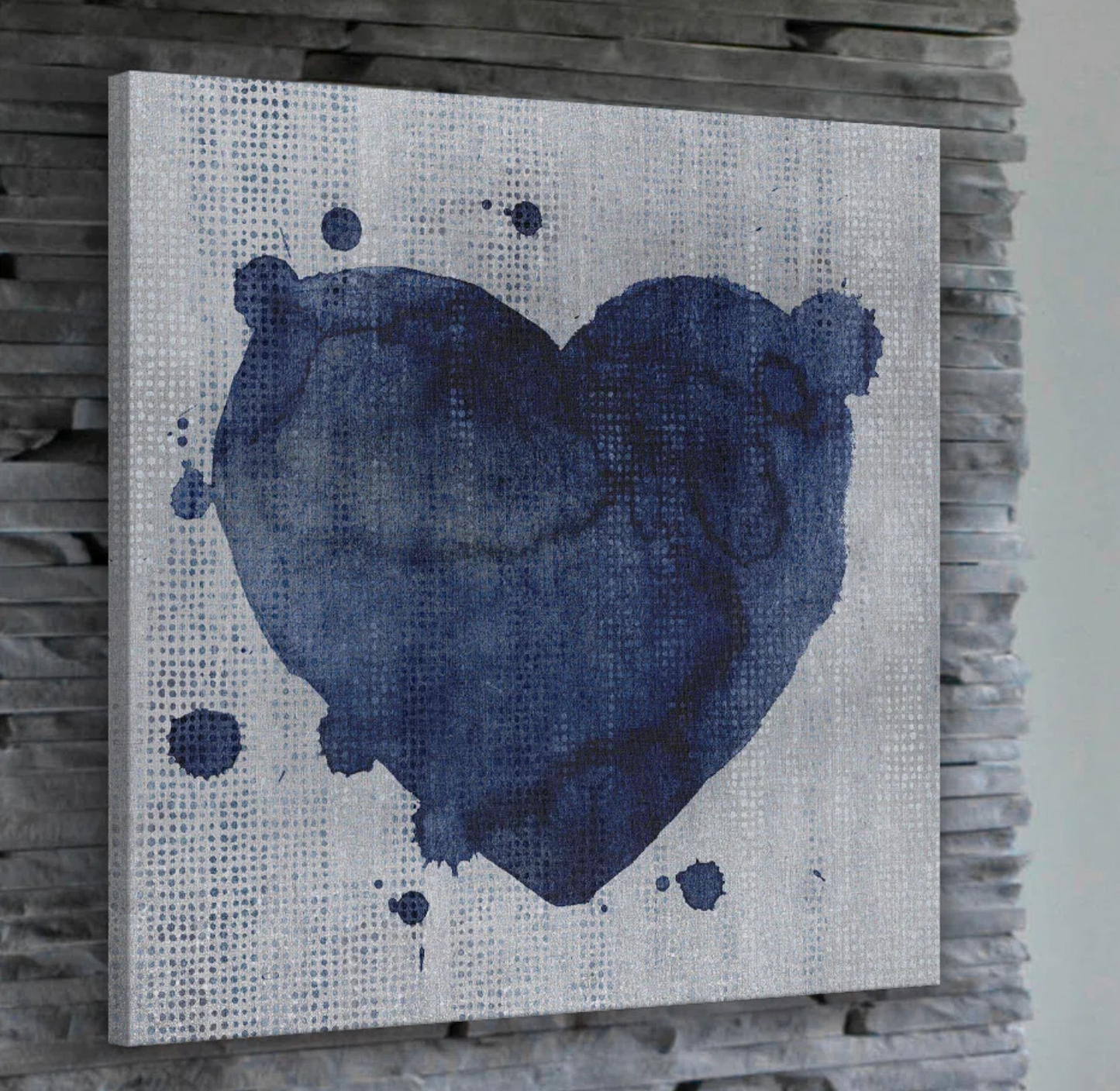 Blue Heart 32x32 canvas 💙