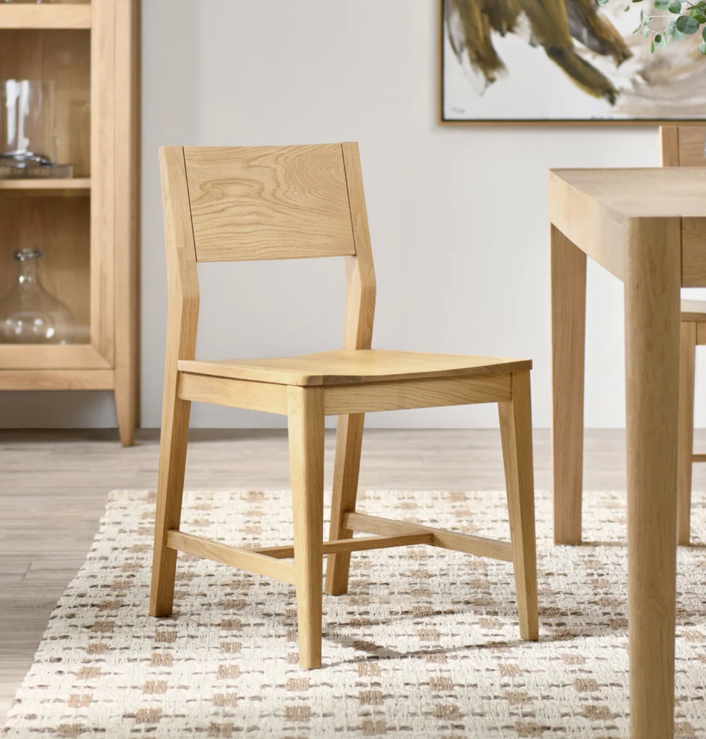 2 solid oak dining Chairs🍴