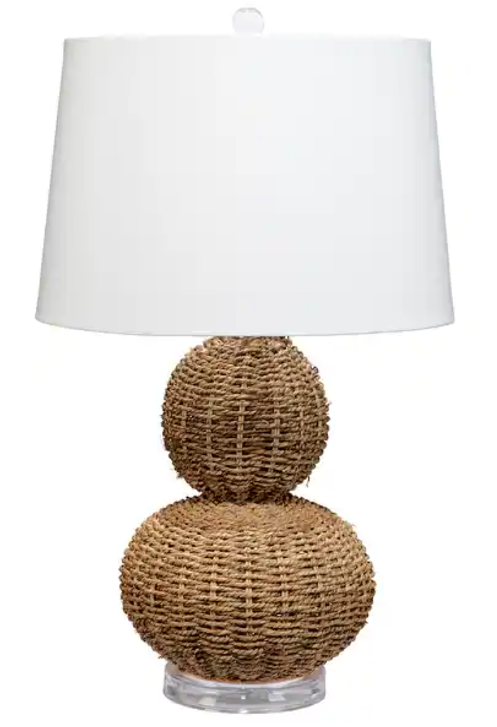 Handwoven Seagrass Table Lamp⚓