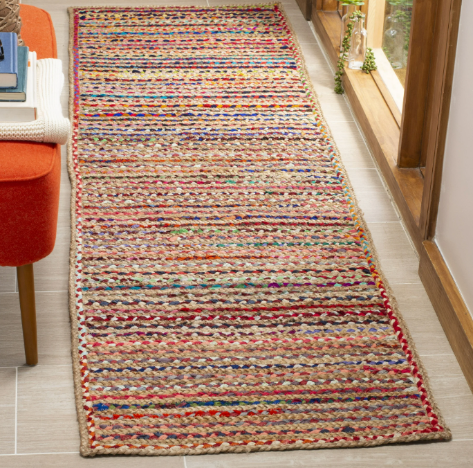 2x14 Natural & Multi Color Geometric Runner🌈