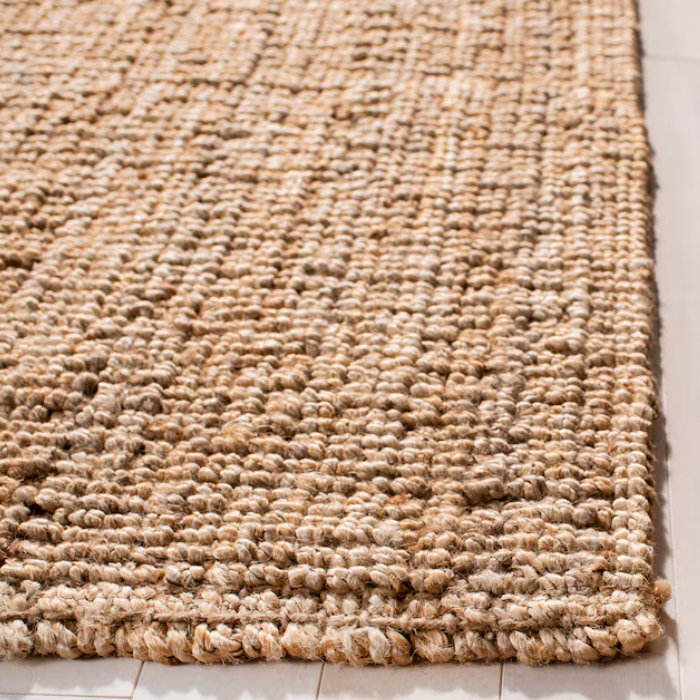 4x6 natural fiber jute rug🌱