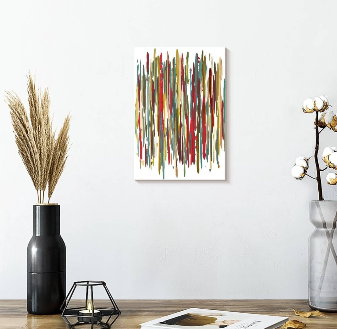 12x16 colorful strokes & lines canvas π¨