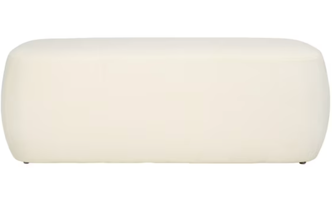 Cream velvet ottoman ♡