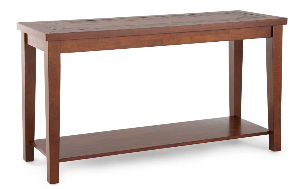 Brown wood 56'' console table 🤎