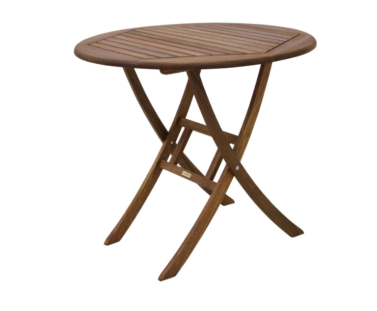 30" round folding eucalyptus bistro table 🌻