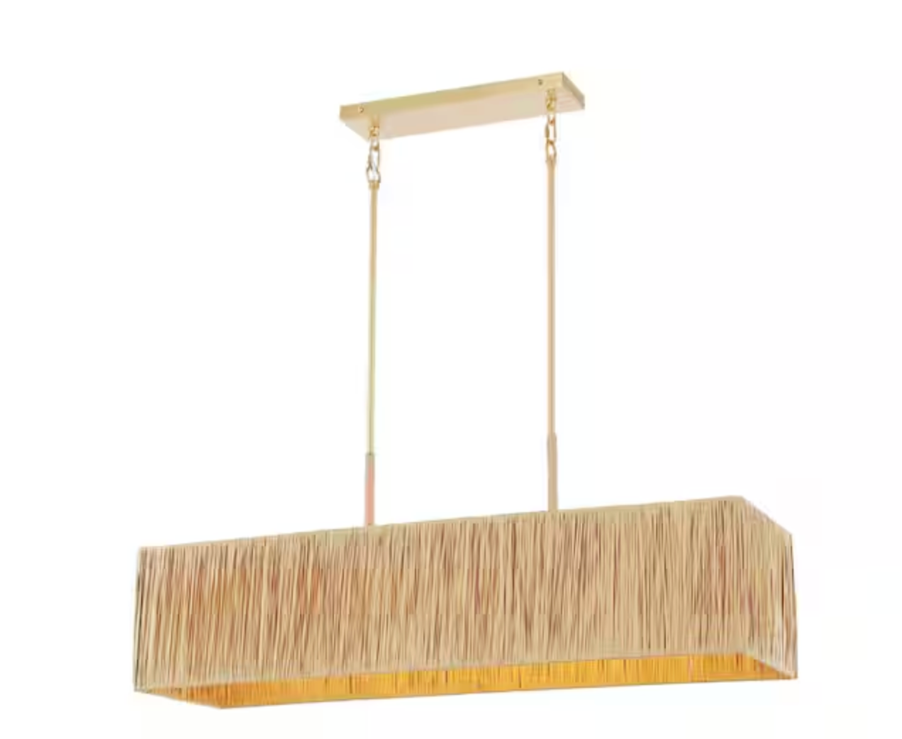5-light natural paper pendant light w/ natural paper shade 🌻
