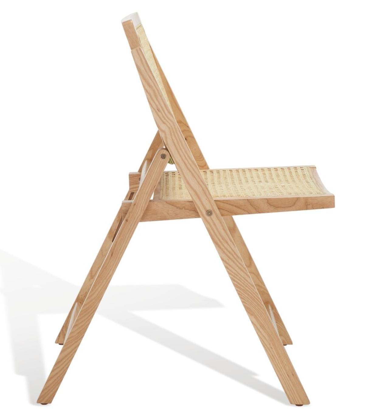 Tropical coastal natural cane solid wood folding dining chair 🌹