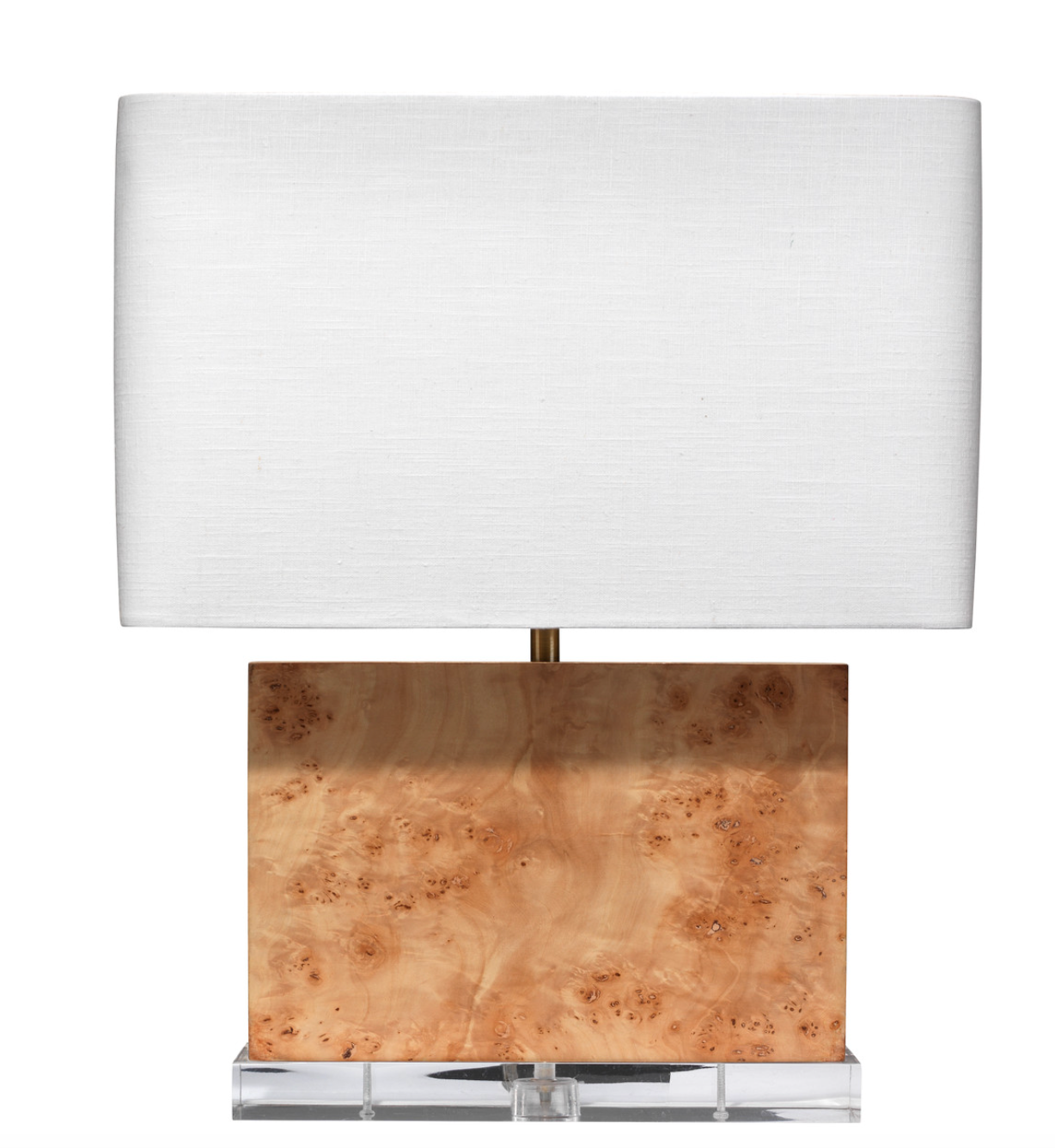 Parallel handmade burl wood table lamp ⛰️