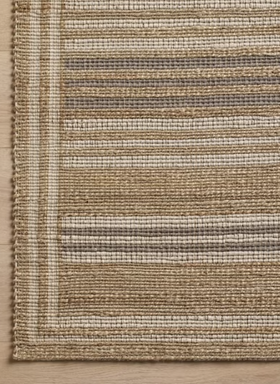2'-3" x 3'-9" Loloi xChris Loves Julia natural/dove rug ๐