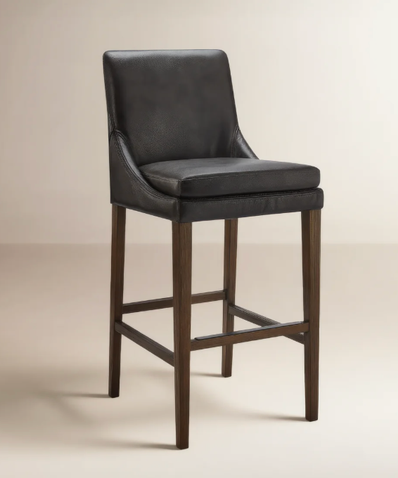 Leather counterheight Birch Lane barstool 🥂