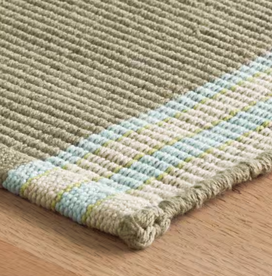 9x12 multi Dash & Albert Stone Soup handwoven cotton rug 🪴