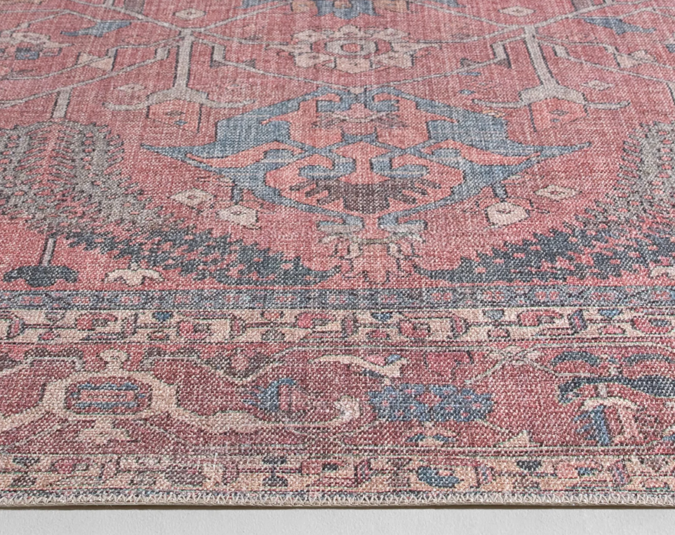 6x9 red & blue oriental Jaipur Living rug ❤️