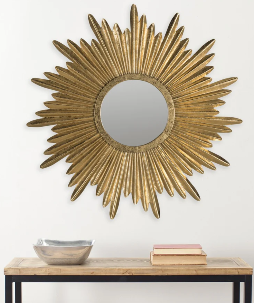 Round 33" sunburst mirror ☀️