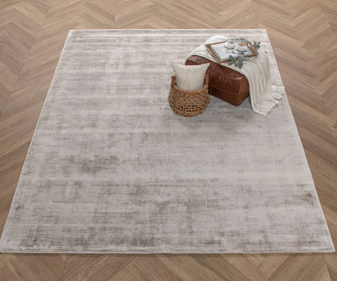 9x12 Dove Grey Handwoven Distressed Area Rug🕊 🩶