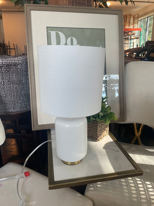 Small white & gold lamp ✨
