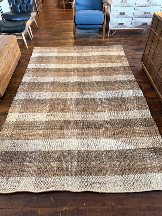6x9 Crate & Barrel ivory jute rug ☀️
