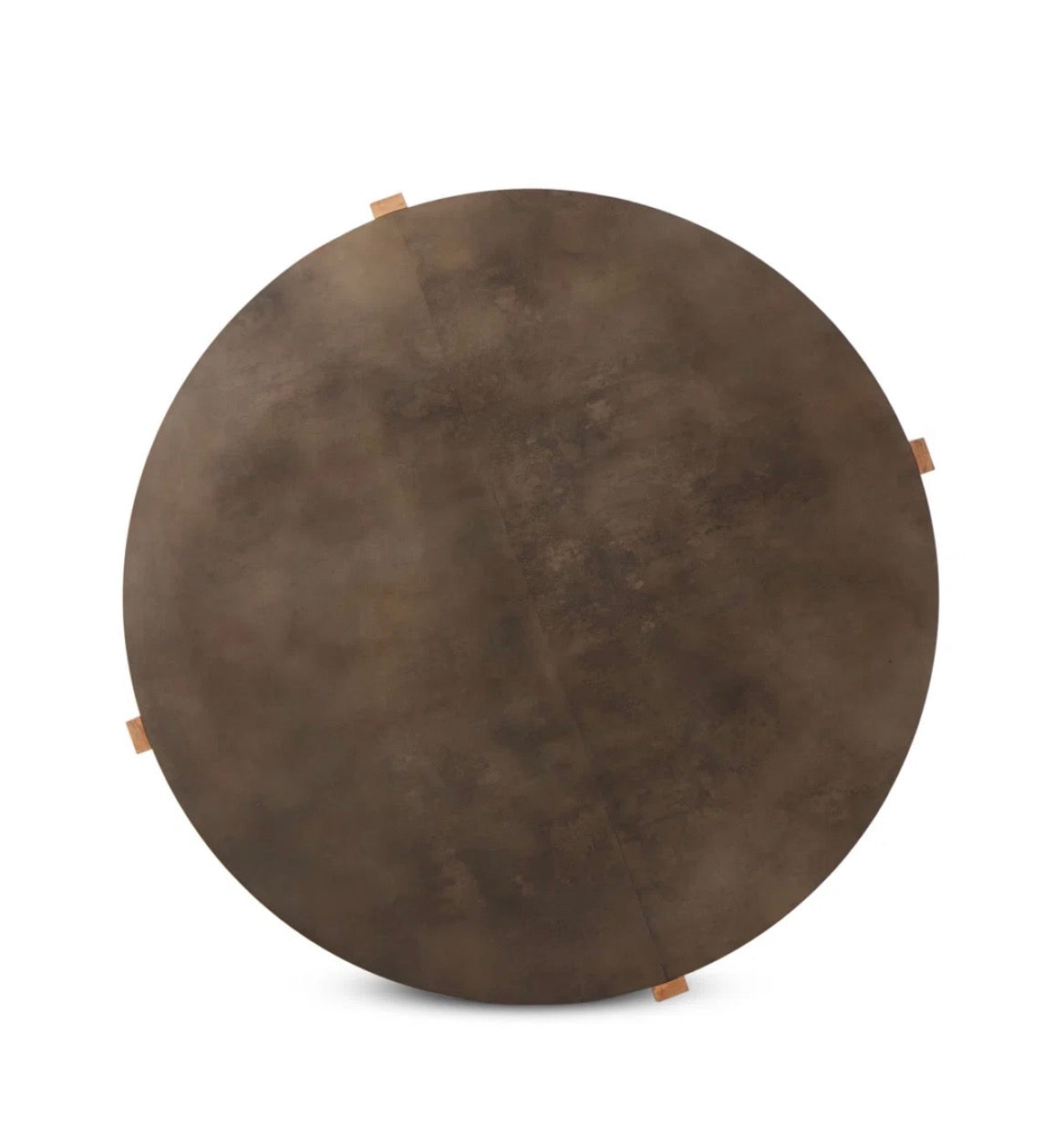 55” round wood coffee table ☕️