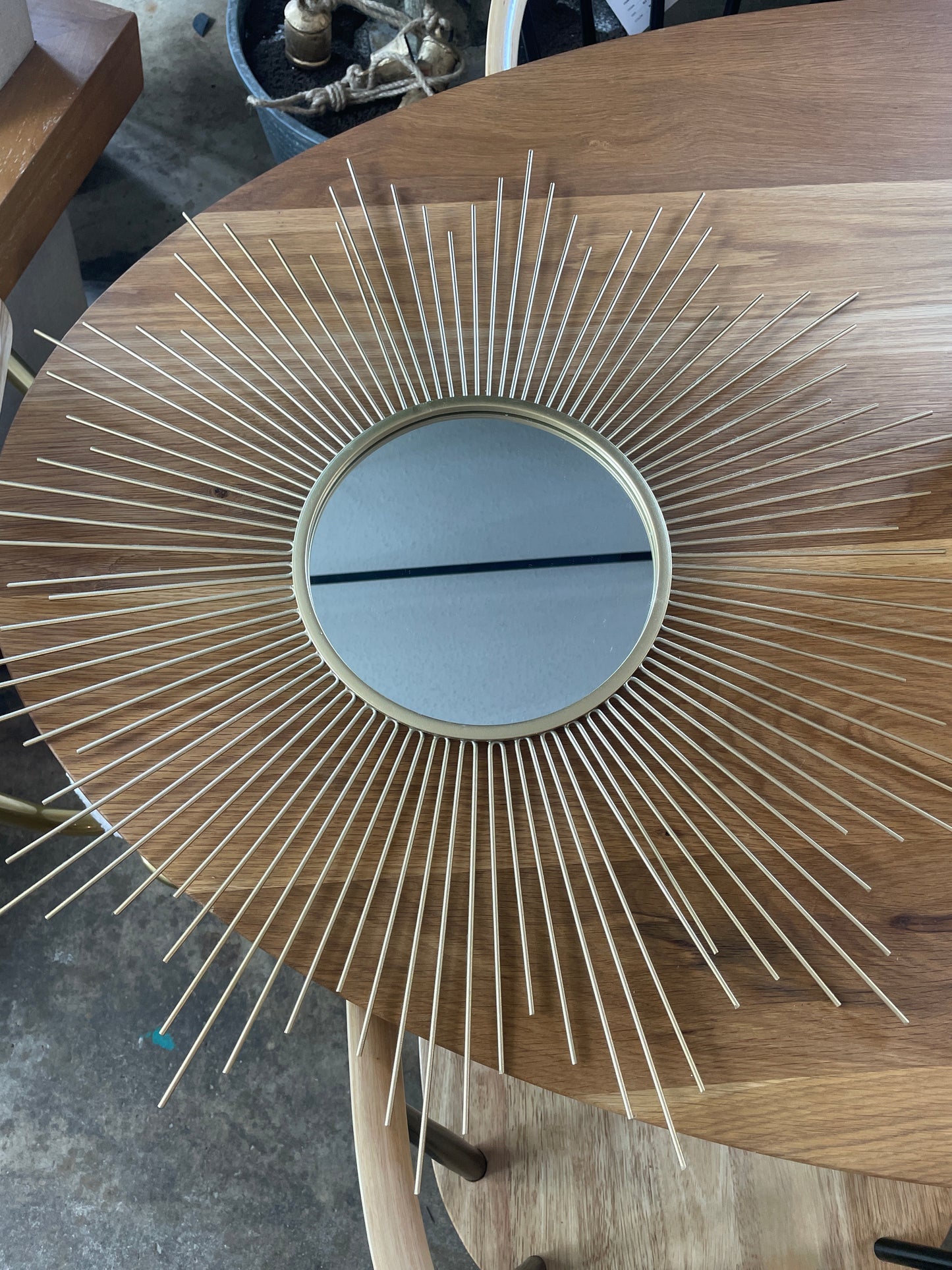 Sunburst gold mirror ☀️