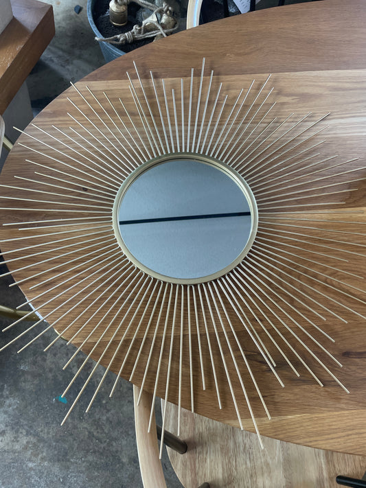 Sunburst gold mirror ☀️