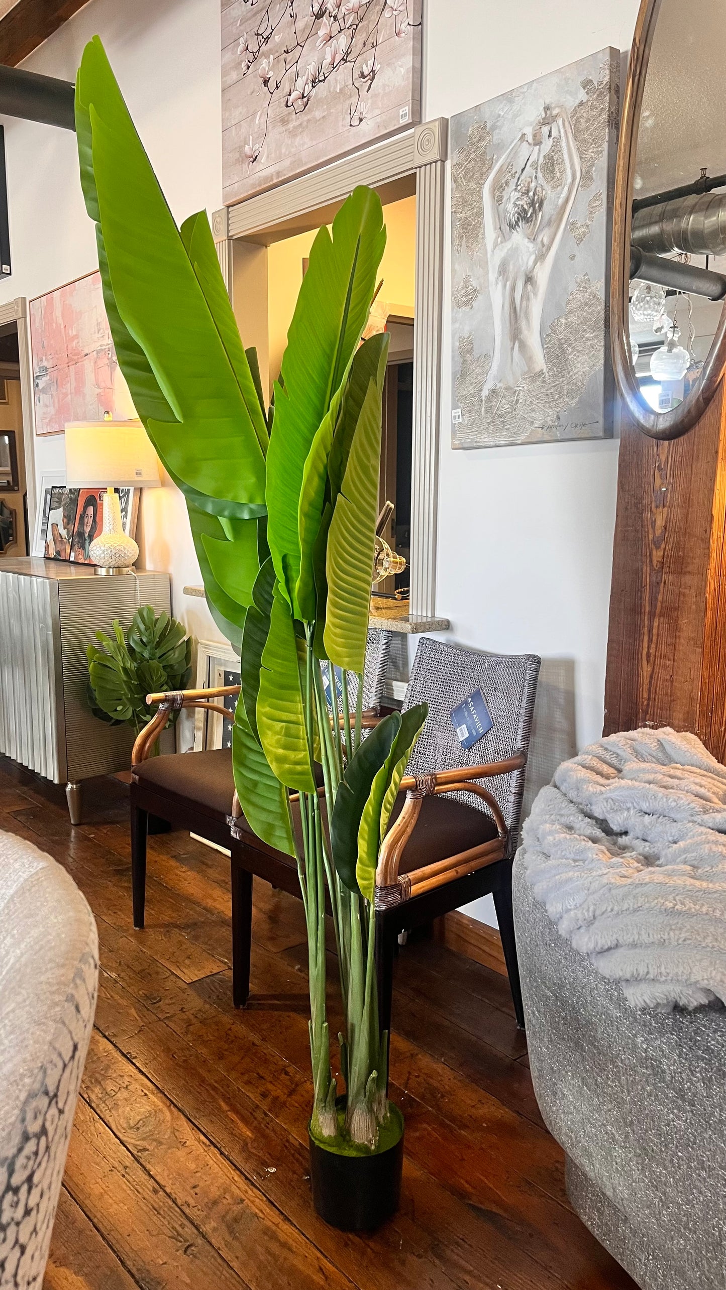 6ft faux birds of paradise plant 🌱