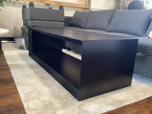 Modern 58” black coffee table 🖤