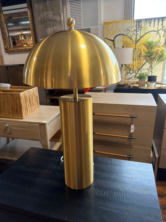 27" modern brass table lamp ⚜️