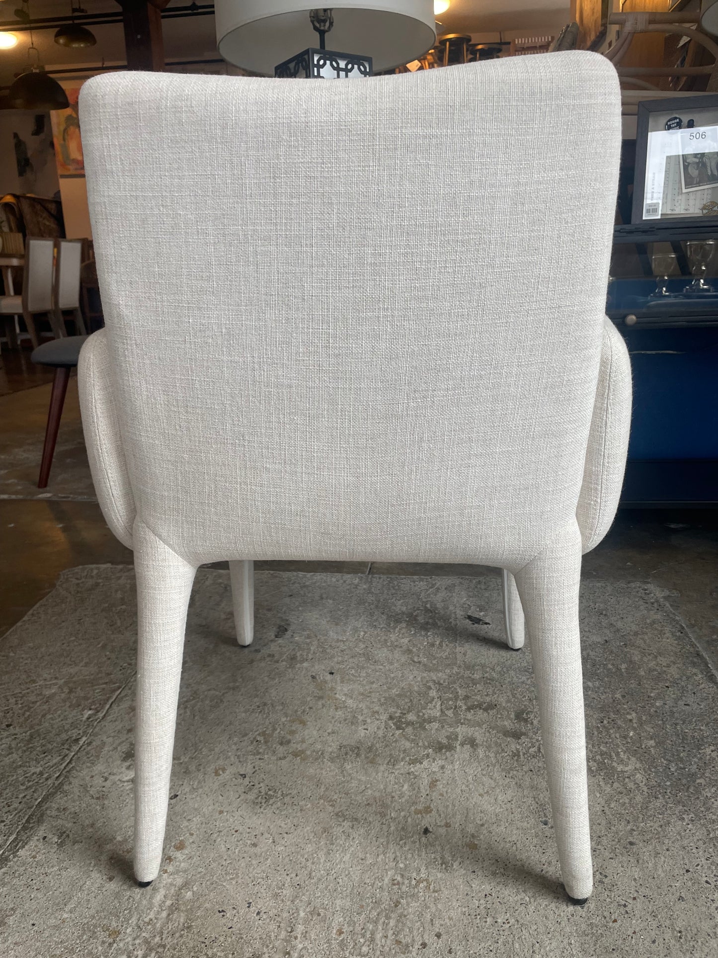Four Hands linen dining chair 🦢