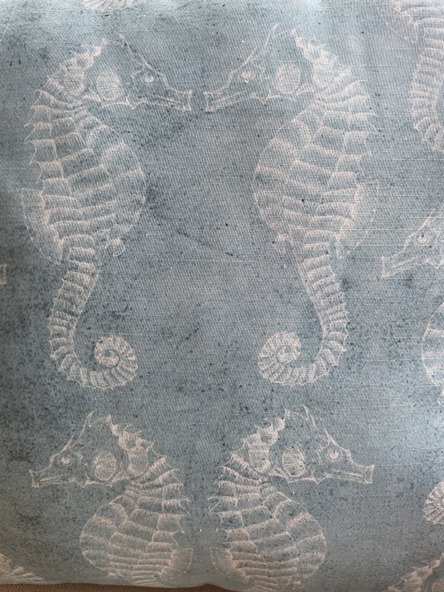 Blue seahorse pillow 🌊