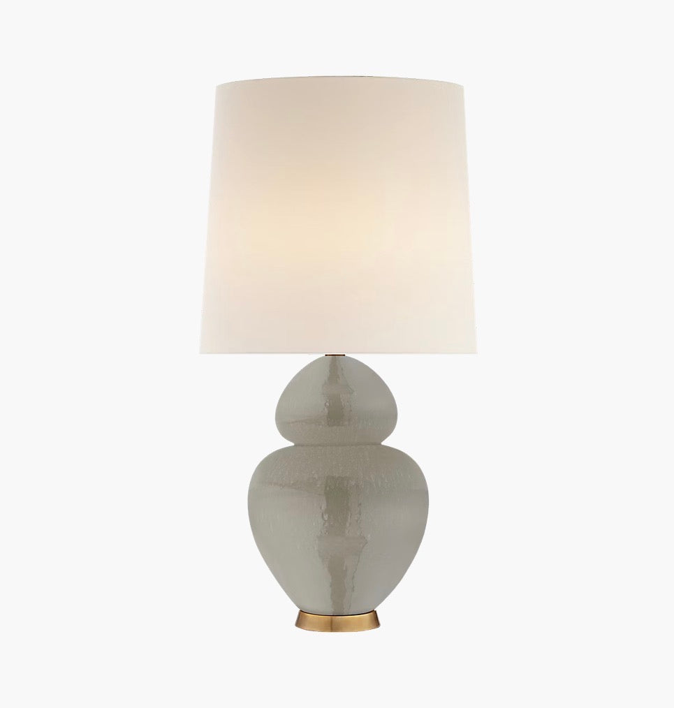 Double gourd ceramic glazed designer lamp 🐚